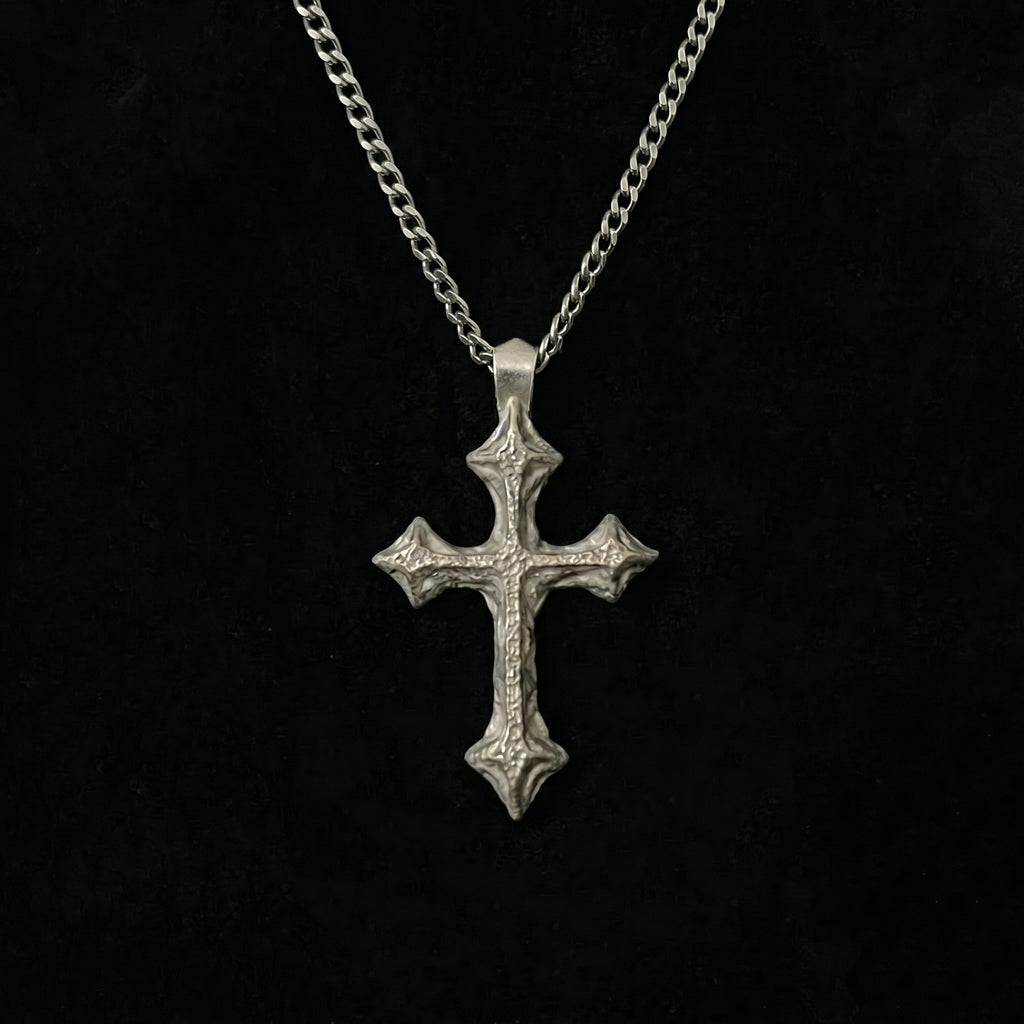 CROSS NECKLACE　(stainless steel）(small)
