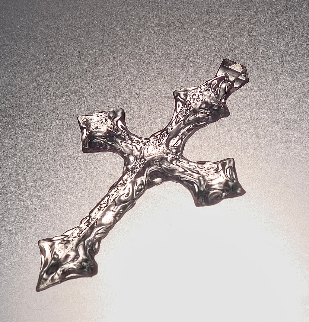 CROSS NECKLACE　(stainless steel）(small)