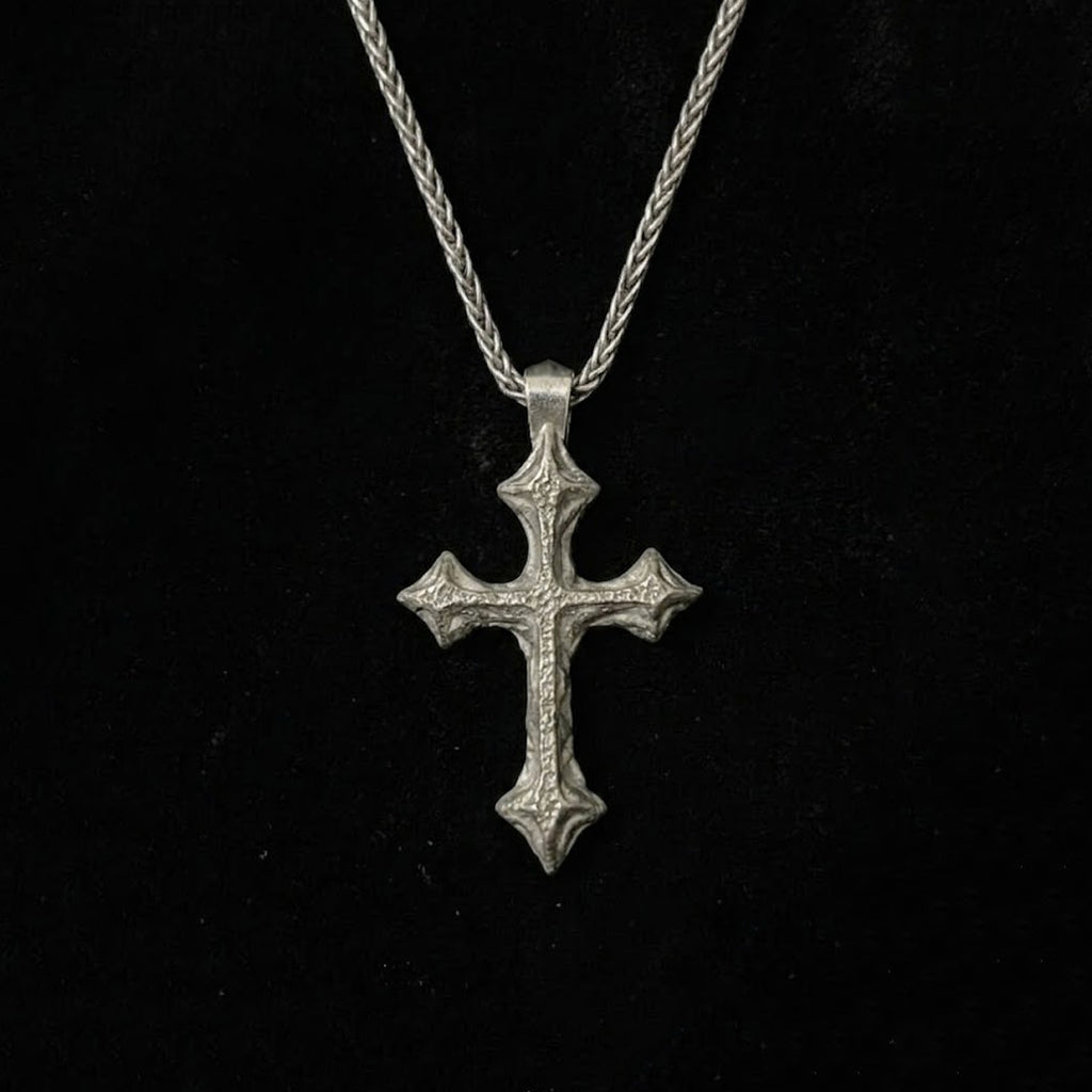 CROSS NECKLACE　(stainless steel）(small)