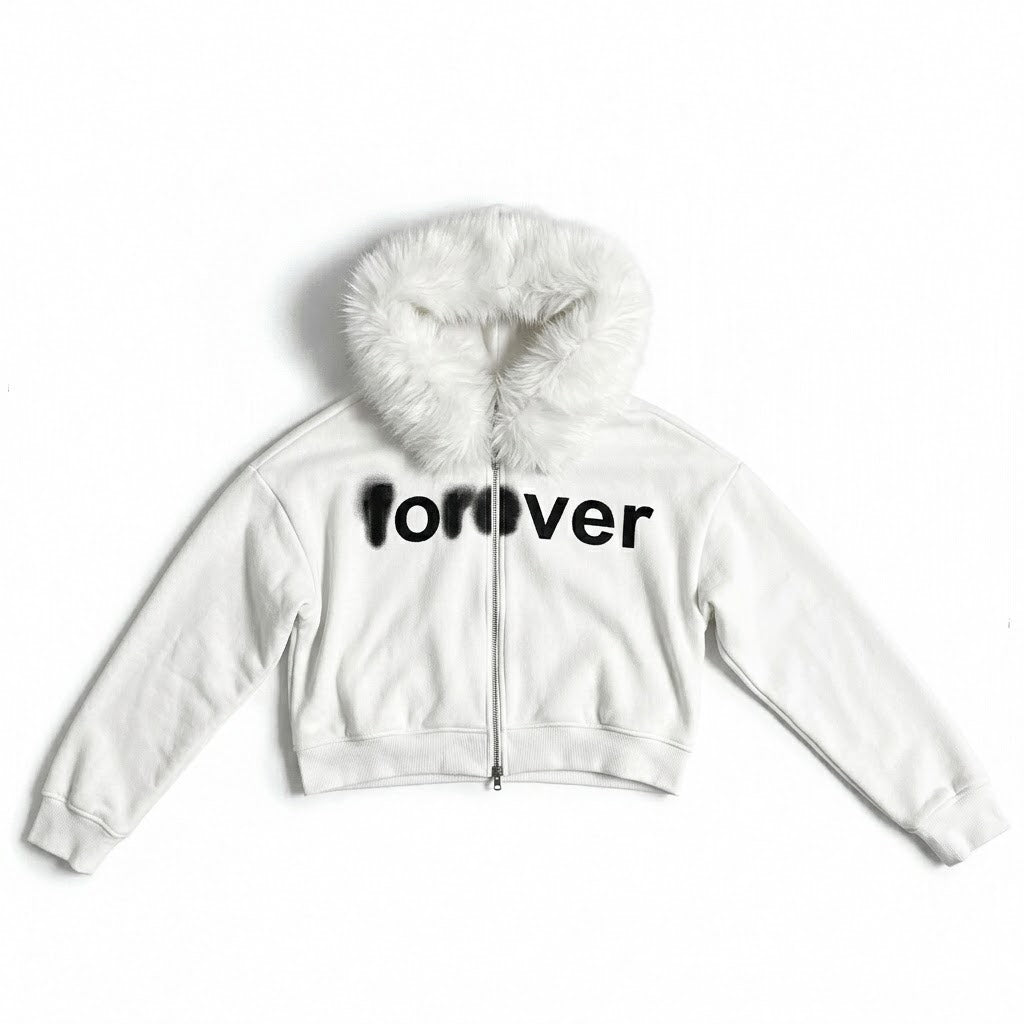 fOreVER hoodie (FUR) white