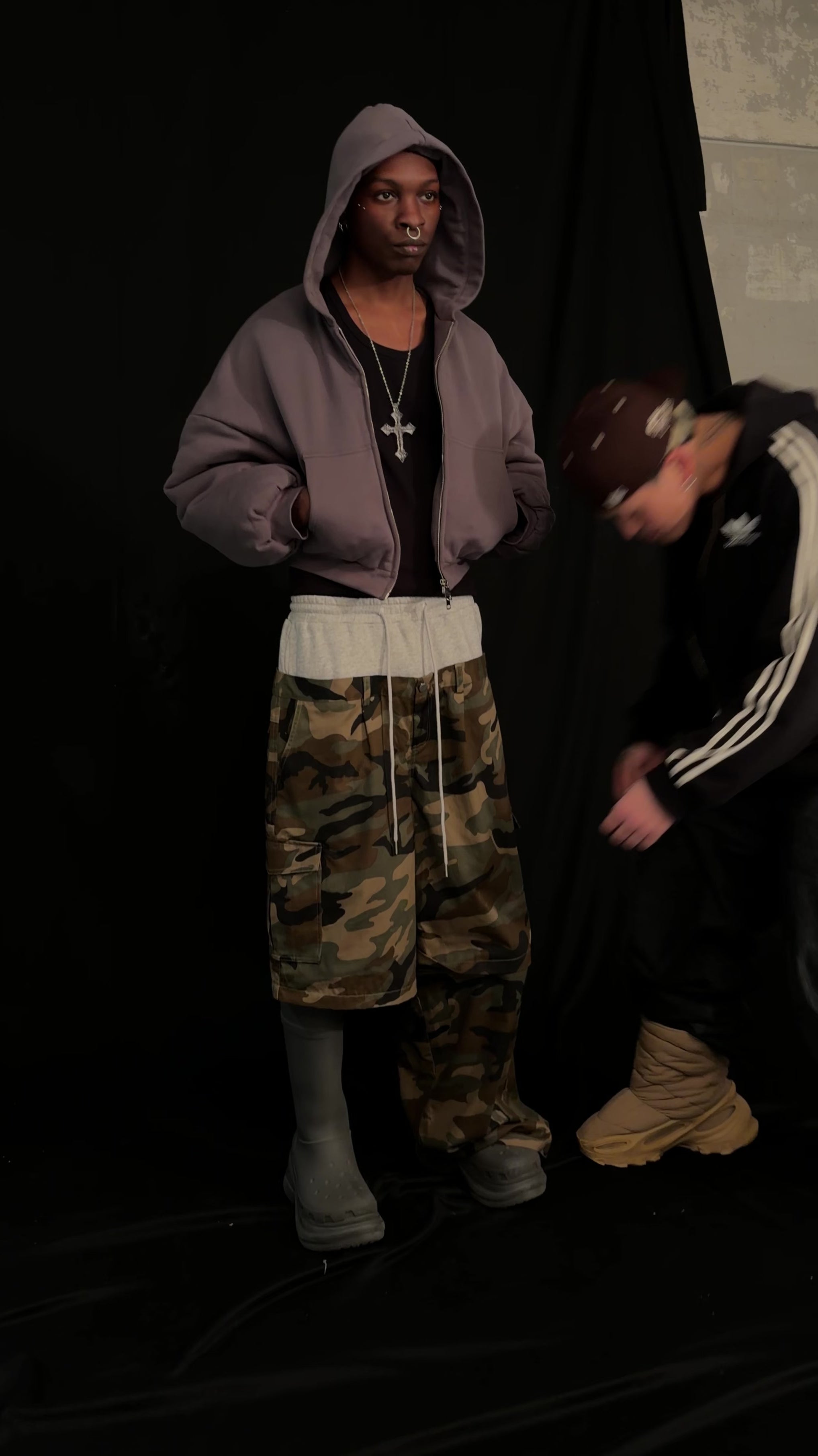 2 Layered transform pants　-Rhinestone Custom Version-